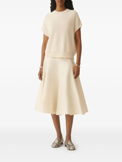 A-Line Midi Skirt