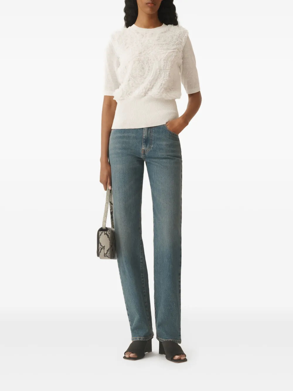Ruffle-Detail Top