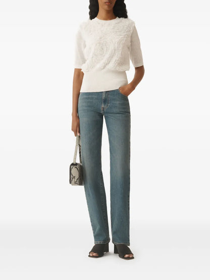 Ruffle-Detail Top
