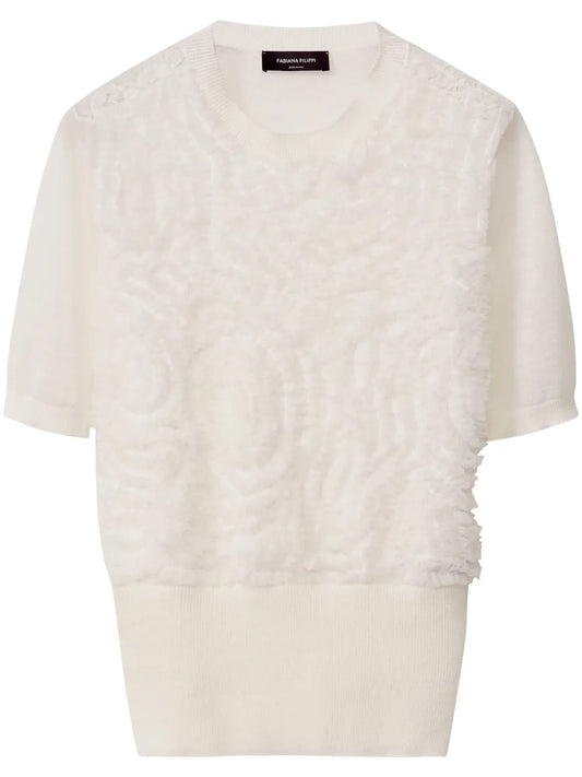 Ruffle-Detail Top