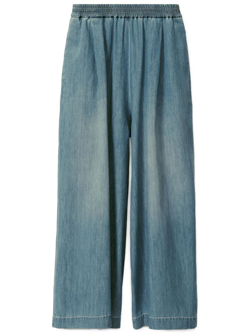 Denim Palazzo Pants