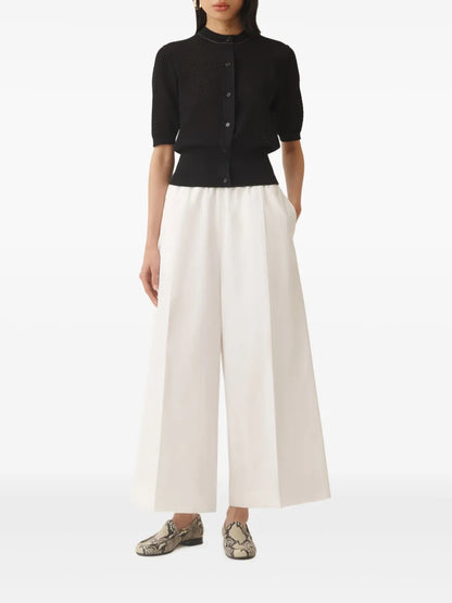 Cropped Palazzo Pants
