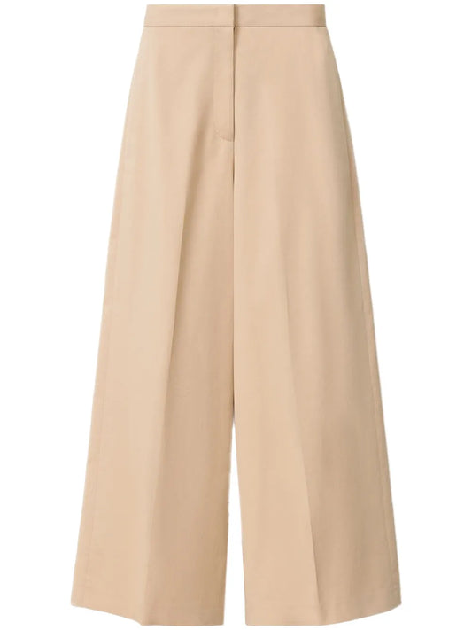 Pressed-Crease Palazzo Pants