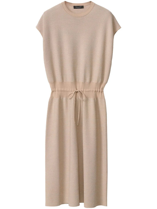 Short-Sleeve Midi Dress