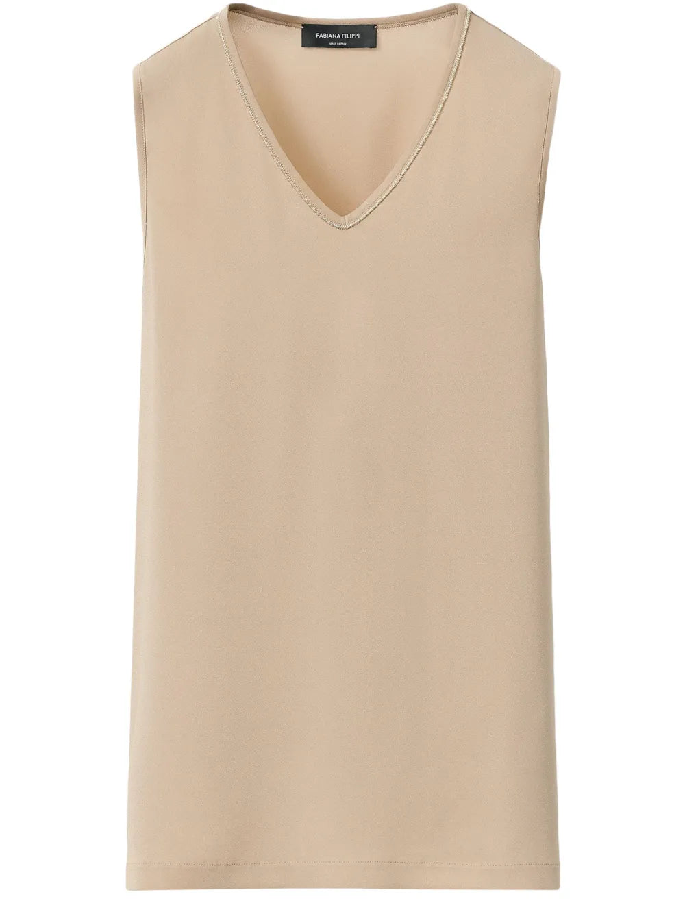 Beaded-Trim Sablé Vest