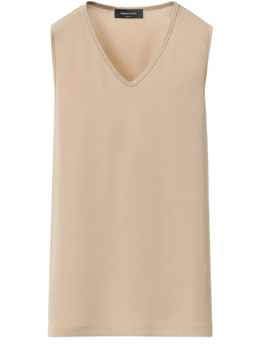 Beaded-Trim Sablé Vest