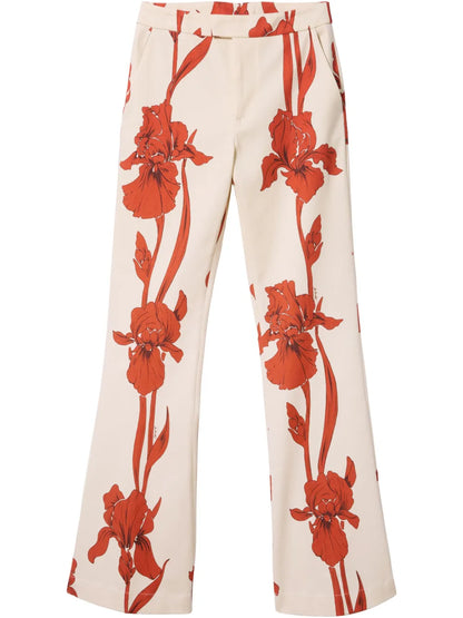 Floral Tailored Trousers