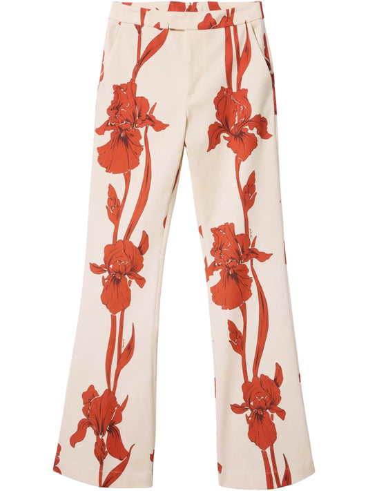Floral Tailored Trousers