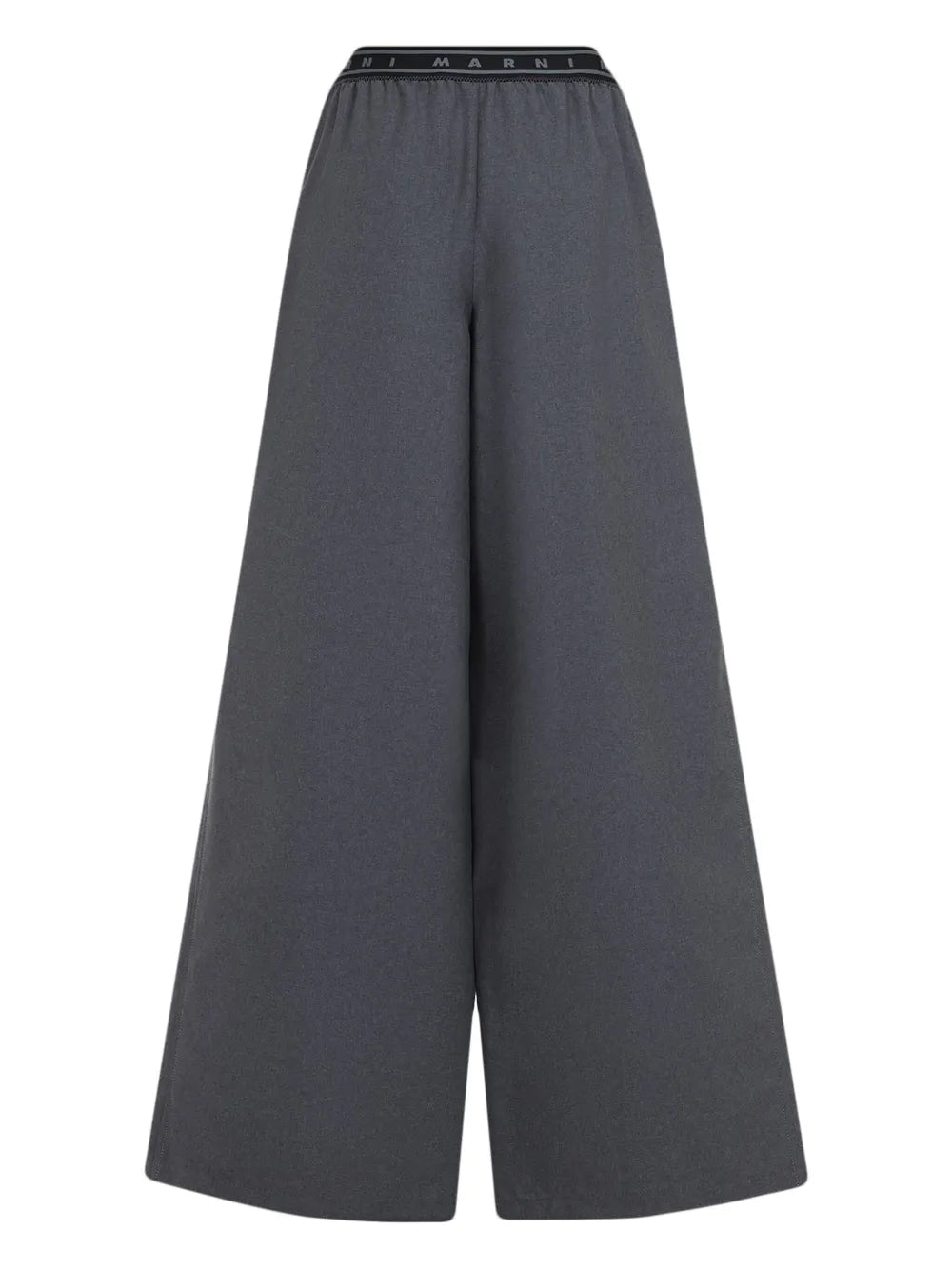 Logo-Band Wool Trousers