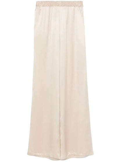 Plain Silk Trousers