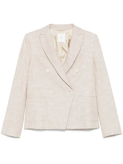 Metallic-Threading Blazer