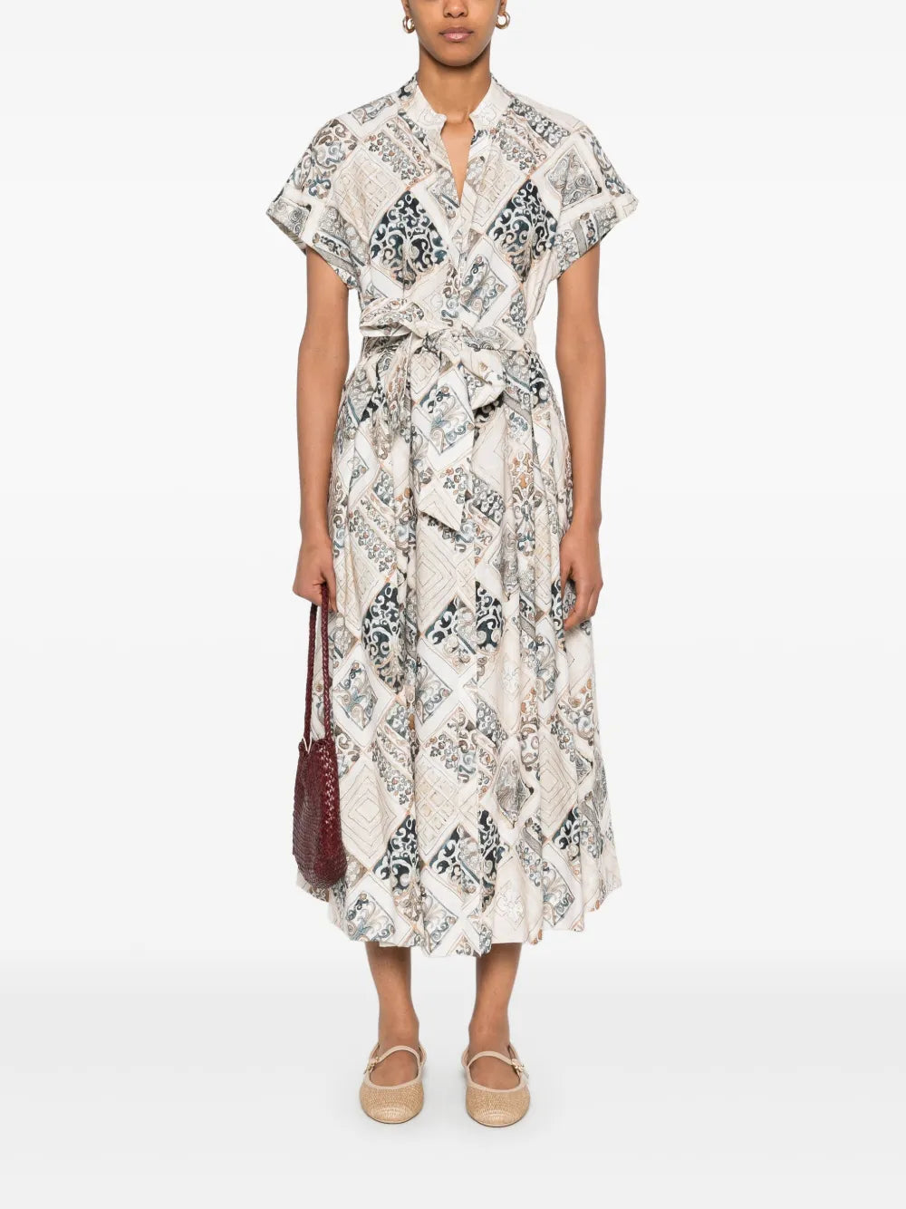 Linen Midi Dress