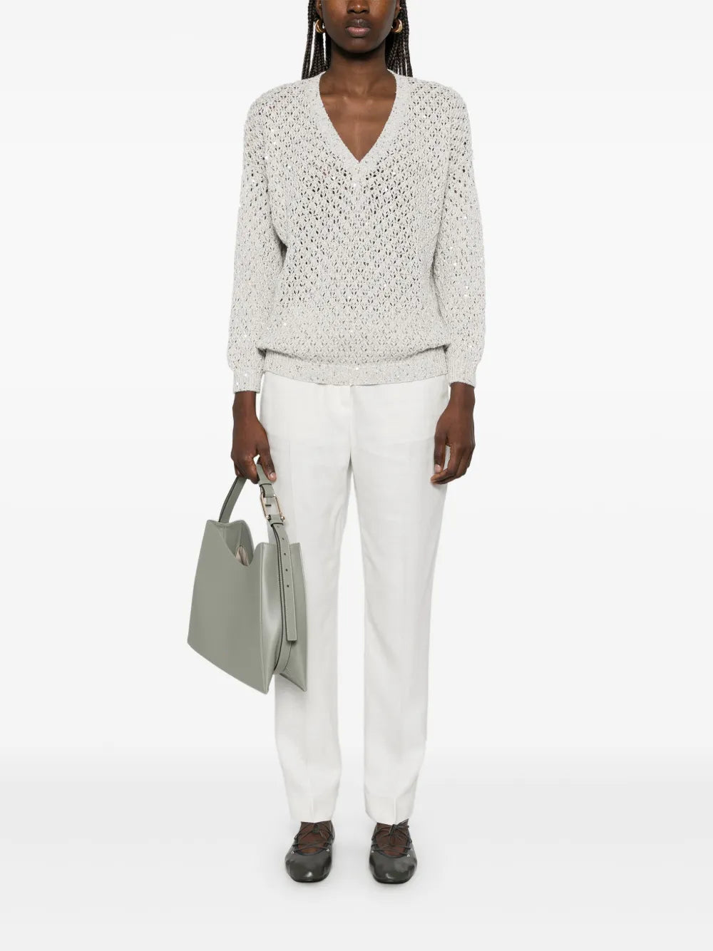 Open-Knit Sweater