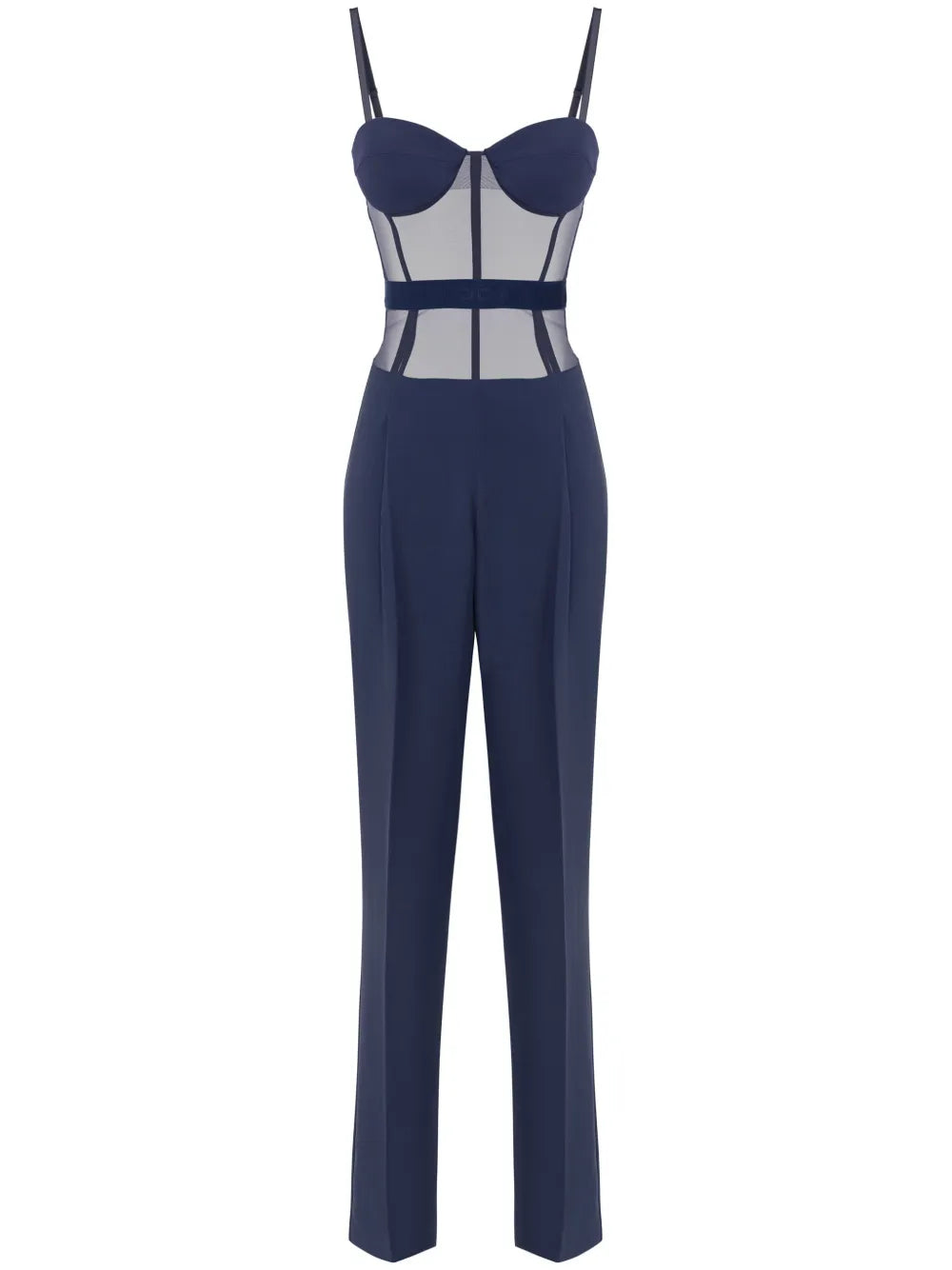 Crepe Tulle Jumpsuit