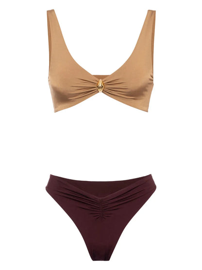 Two-Tone Bikini Set