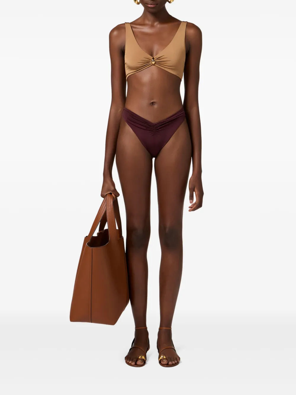 Two-Tone Bikini Set