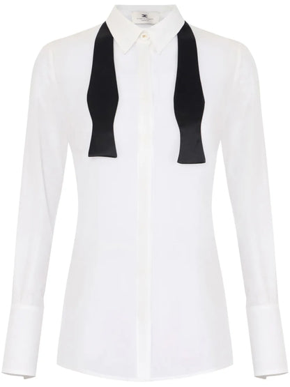 Bow-Tie Georgette Shirt
