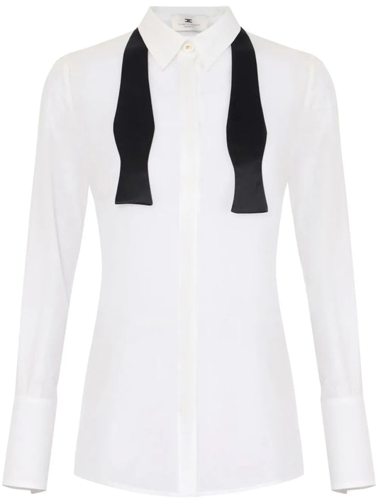 Bow-Tie Georgette Shirt