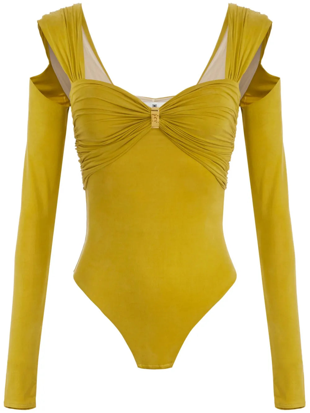 Cut-Out Sleeves Bodysuit
