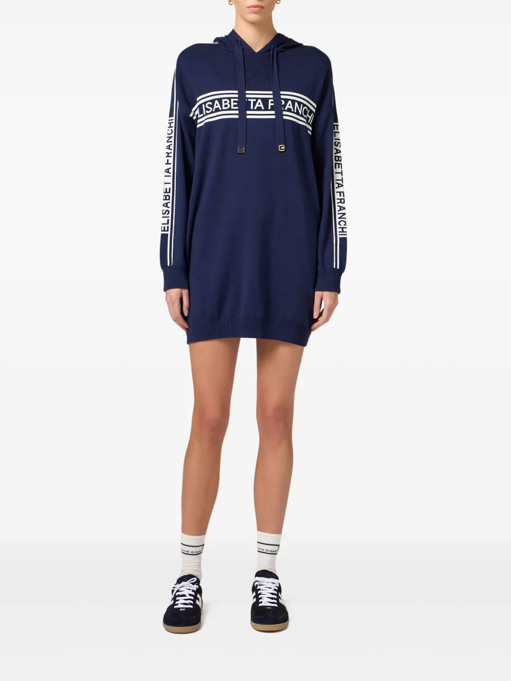 Contrasting Bands Dress
