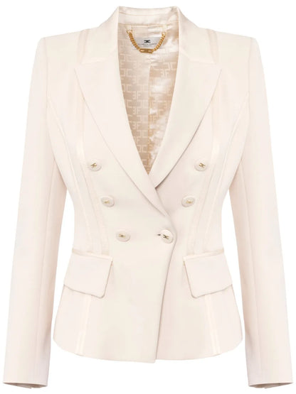 Crepe Satin Blazer