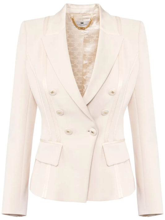 Crepe Satin Blazer