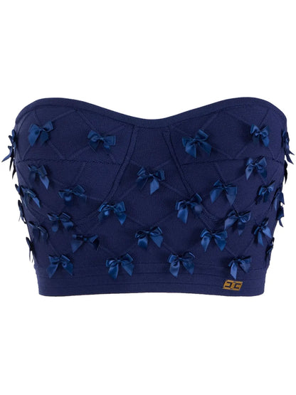 Bows-Embellished Top