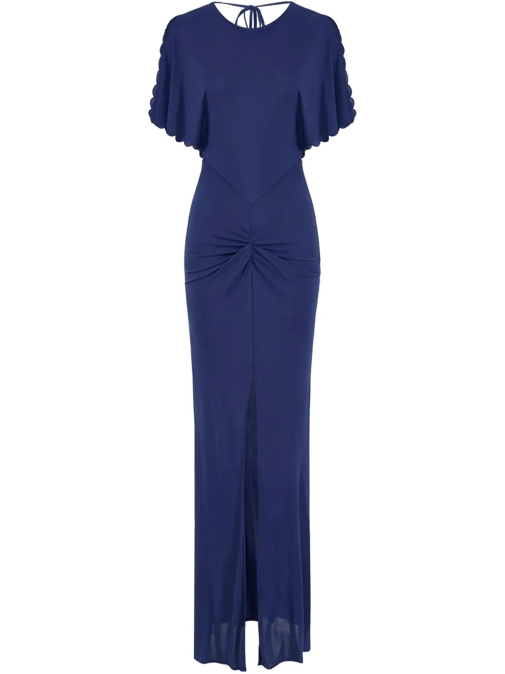 Scallop-Edge Gown