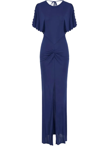 Scallop-Edge Gown