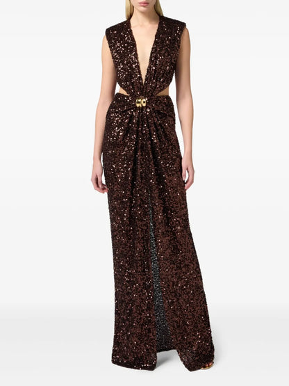 Sequin-Embellished Dress