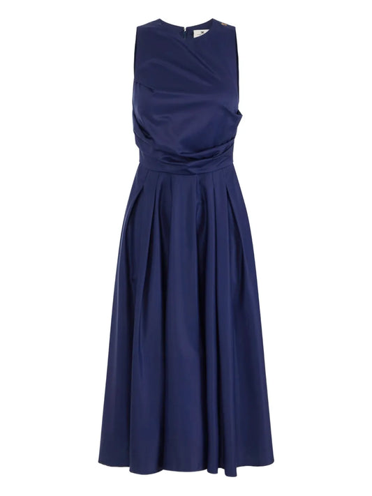 Draped-Bodice Dress