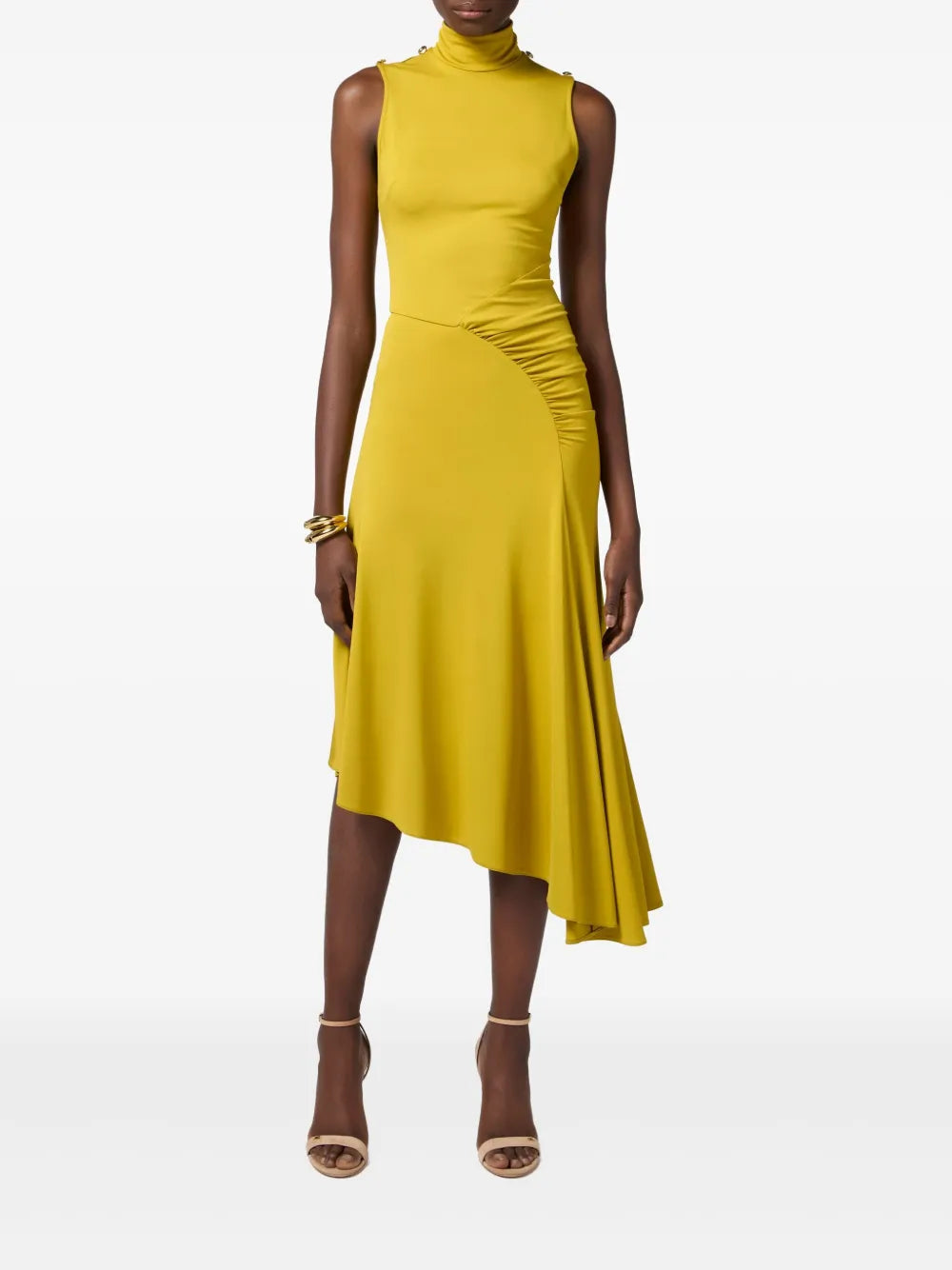 Asymmetric Crepe Dress