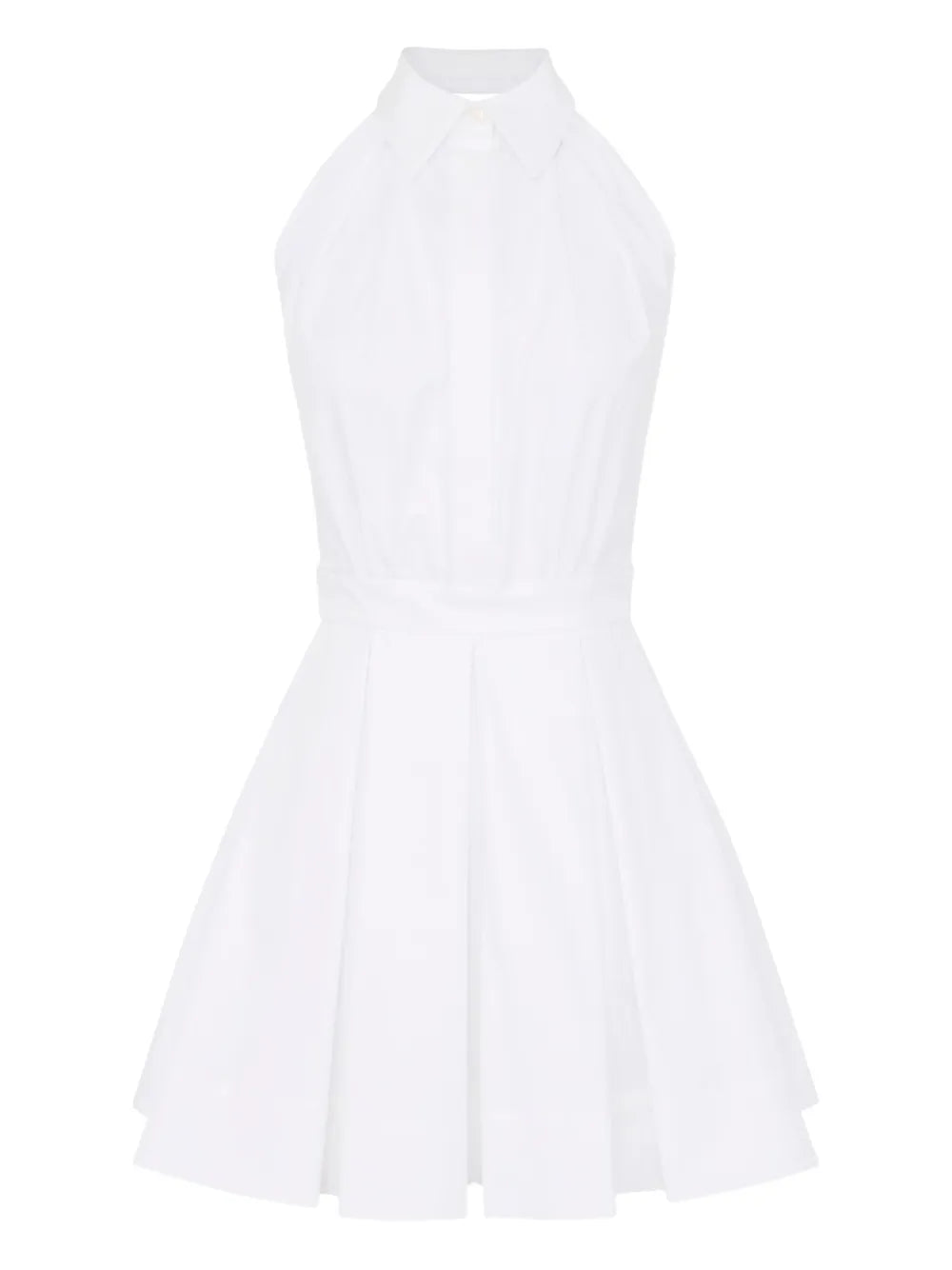 Pleated Mini Dress