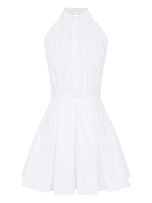 Pleated Mini Dress