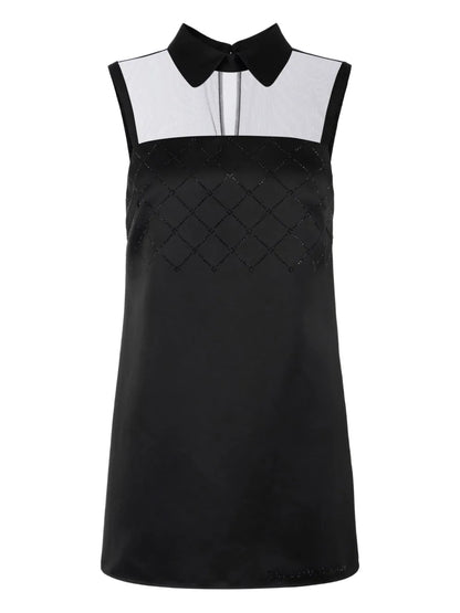 Duchesse Satin Mini Dress
