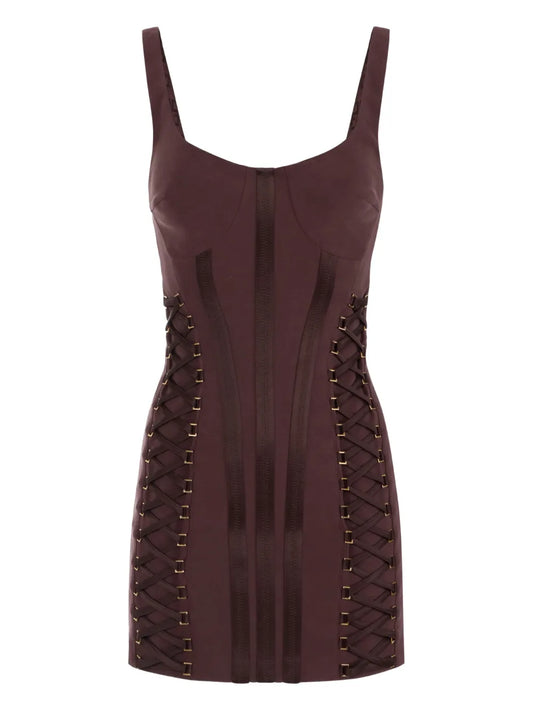 Corset-Style Mini Dress