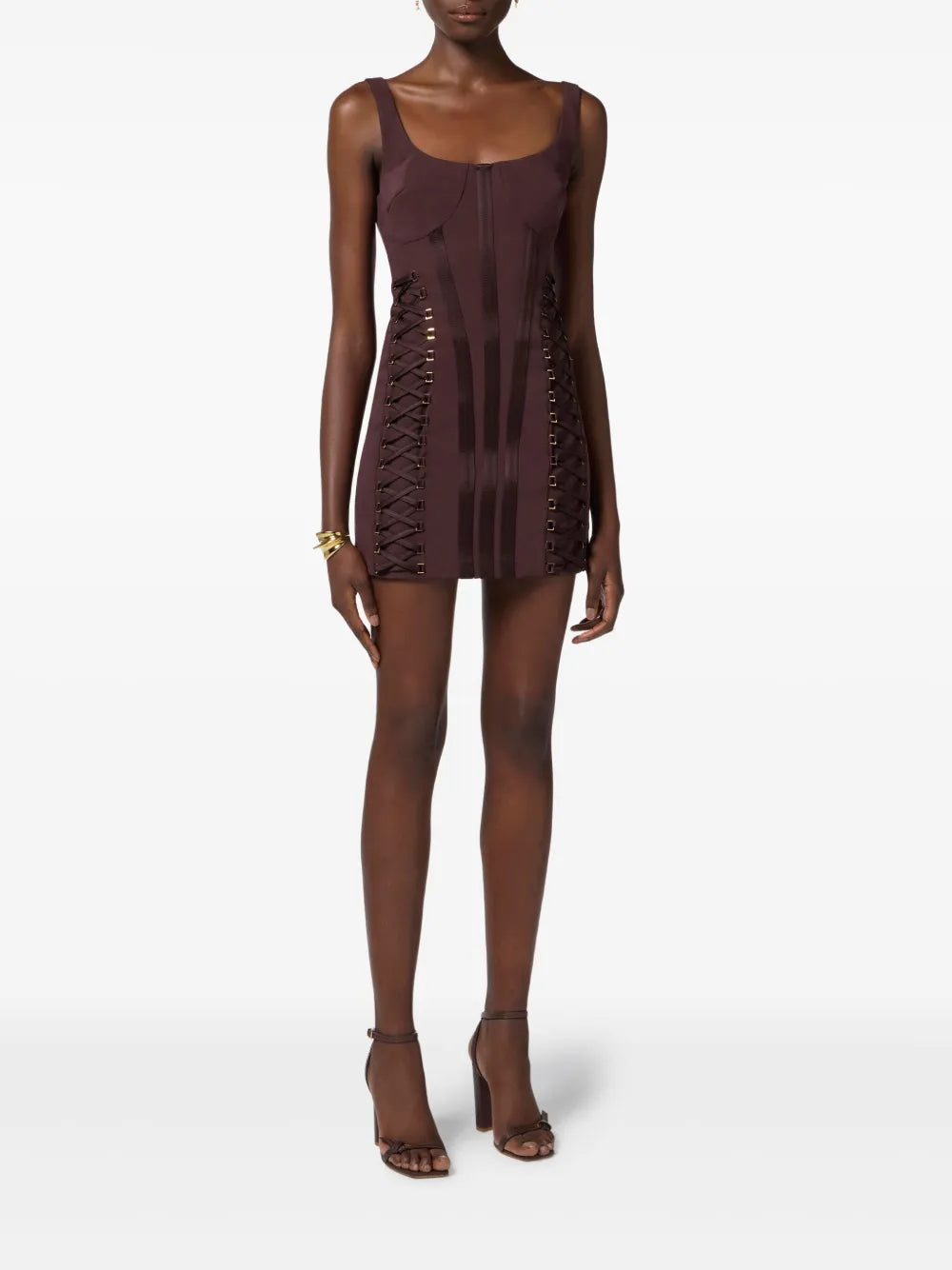 Corset-Style Mini Dress