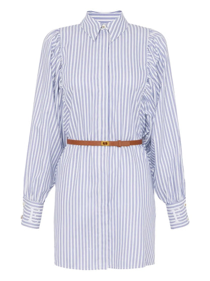 Striped Shirt Dress