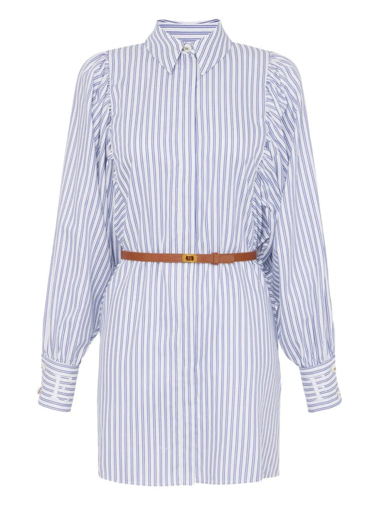 Striped Shirt Dress