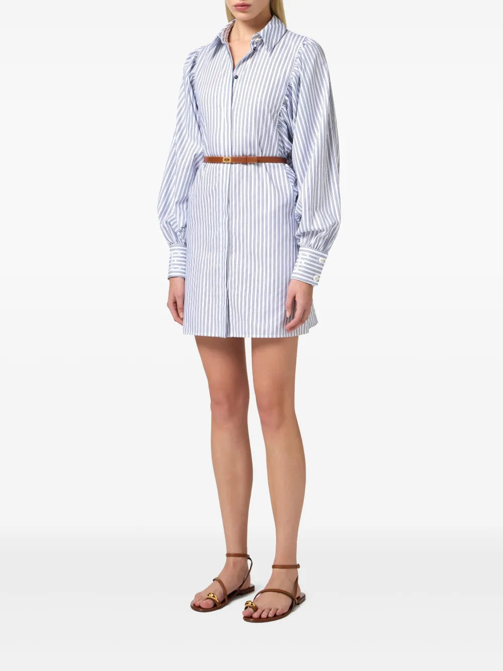 Striped Shirt Dress