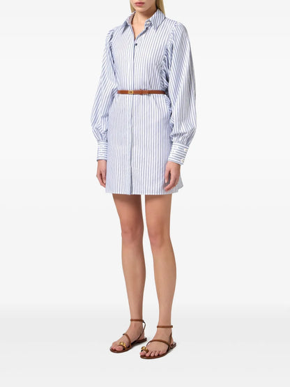 Striped Shirt Dress