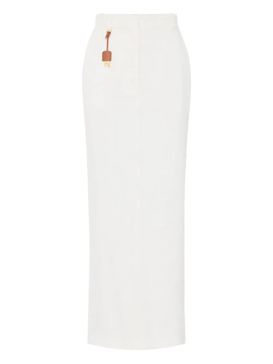 Gabardine Midi Skirt