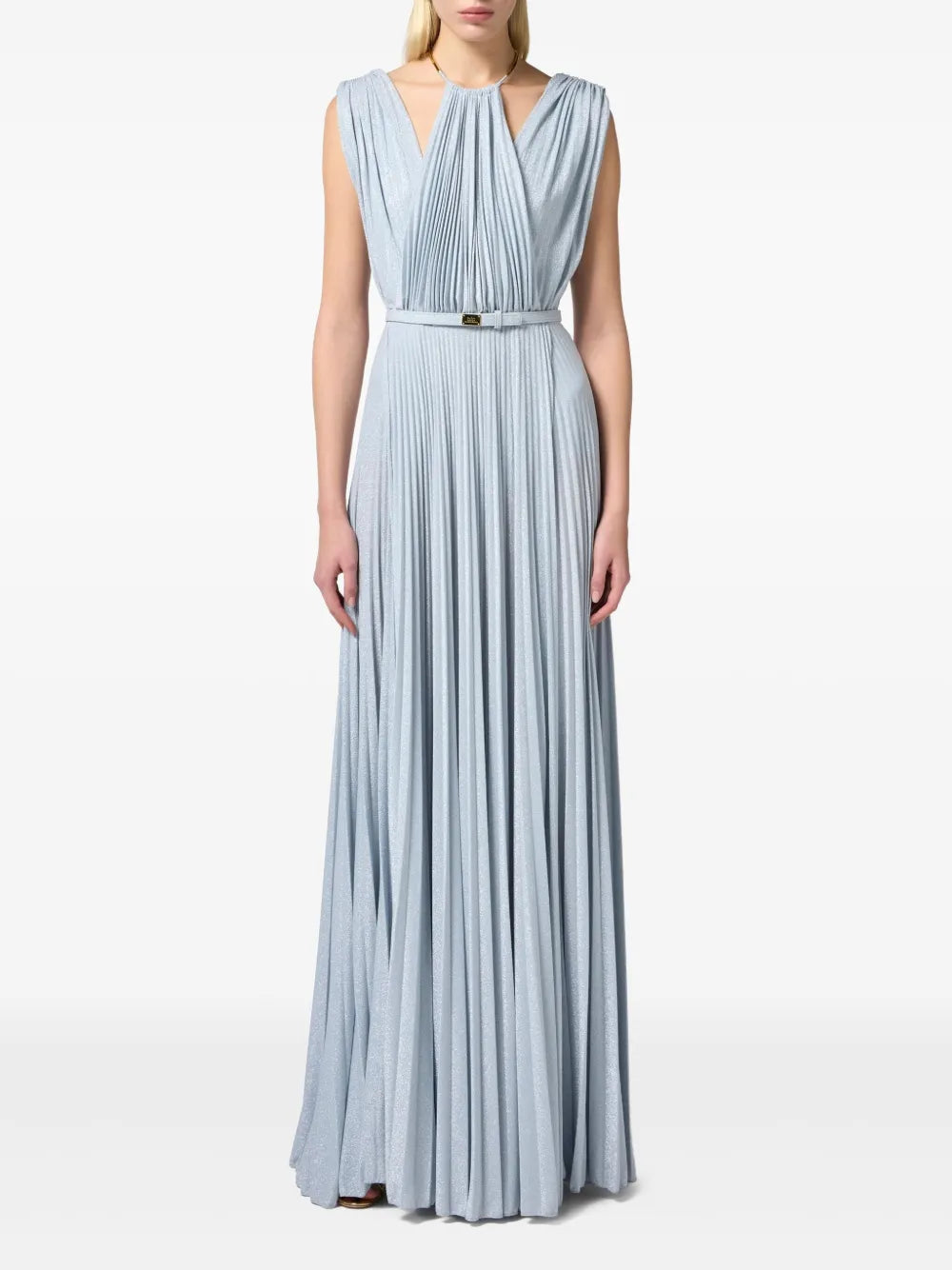 Lurex-Detail Gown