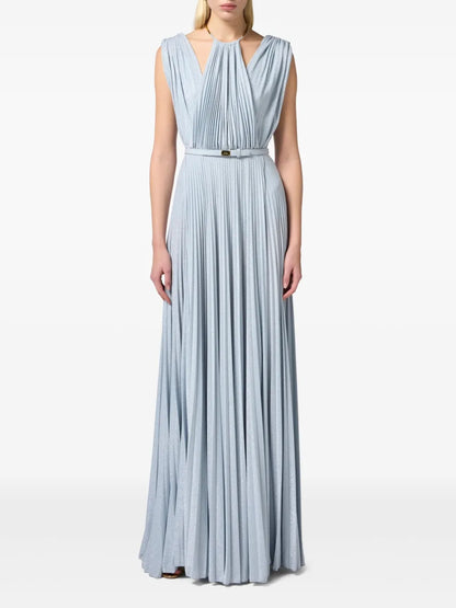 Lurex-Detail Gown