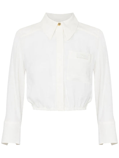 Georgette Cropped Blouse