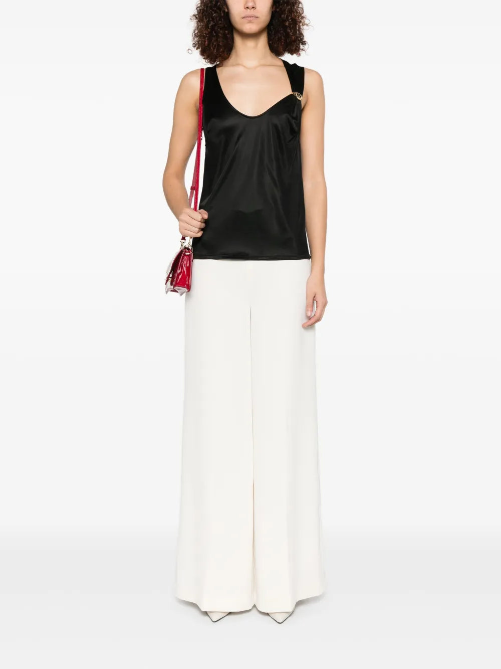Crepe Palazzo Pants