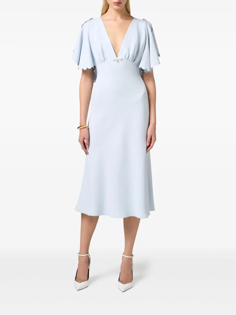 Crepe Midi Dress