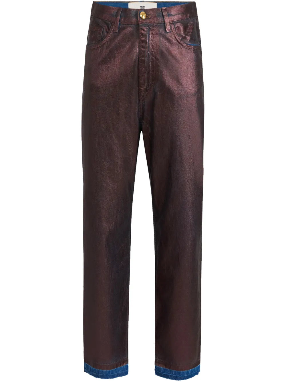 Laminated Cotton Jeans