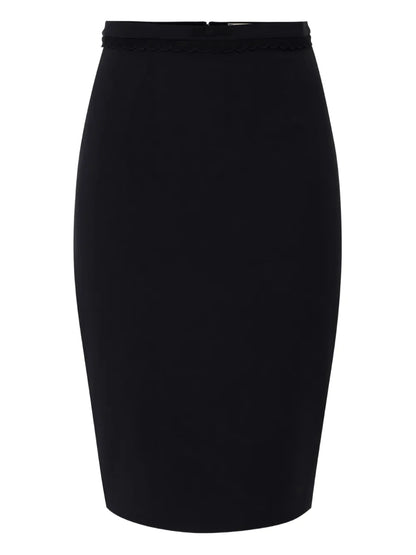 Bow-Detailing Midi Skirt