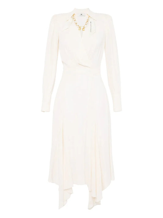 Asymmetric Pleated Dress